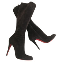 Christian Louboutin Boots Suede in Brown
