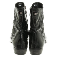 Baldinini Bottines en Cuir verni en Noir