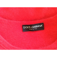 Dolce & Gabbana Maglieria in Cashmere in Rosso