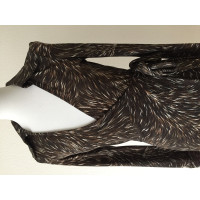 Diane Von Furstenberg Dress Silk in Brown