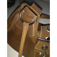 Prada Handbag Suede in Brown