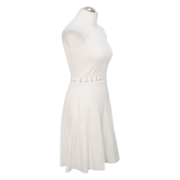 Michael Kors Kleid aus Viskose in Weiß
