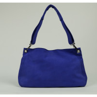 Bottega Veneta Handbag Canvas in Blue