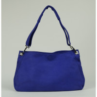 Bottega Veneta Handtasche aus Canvas in Blau