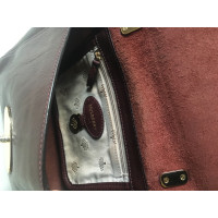 Mulberry Medium Lily in Pelle in Bordeaux