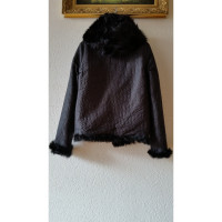 Trussardi Jacket/Coat Fur in Black