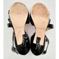 Jimmy Choo For H&M Sandals Patent leather in Black