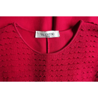 Valentino Garavani Dress Viscose in Bordeaux