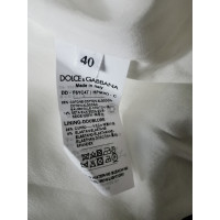 Dolce & Gabbana Vestito in Cotone in Bianco
