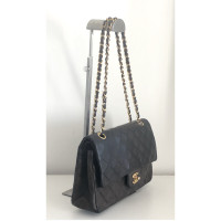 Chanel Classic Flap Bag in Pelle in Marrone