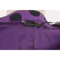 Gianni Versace Blazer Linen in Violet
