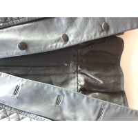 Valentino Garavani Jacket/Coat Leather in Grey