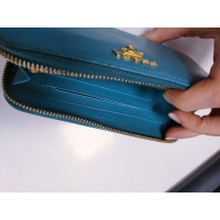 Prada Bag/Purse Leather in Turquoise