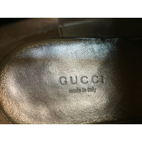 Gucci Sneakers Leer in Goud