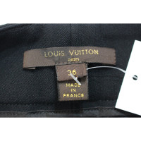 Louis Vuitton Paire de Pantalon en Viscose en Noir