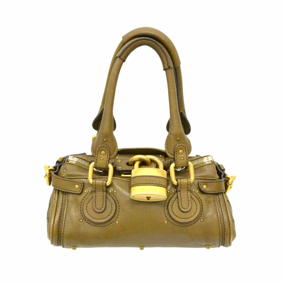 Chloé Paddington Bag aus Leder in Gelb
