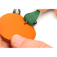 Hermès Accessoire aus Leder in Orange