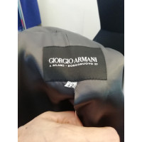 Giorgio Armani Jacke/Mantel aus Wolle in Grau