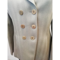 Armani Collezioni Giacca/Cappotto in Lana in Beige