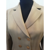 Armani Collezioni Giacca/Cappotto in Lana in Beige