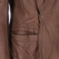 Rick Owens Jacket/Coat Leather in Brown