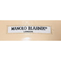 Manolo Blahnik Pumps/Peeptoes Suede in Black