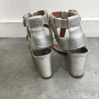 Laurence Dacade Sandals Leather in Silvery
