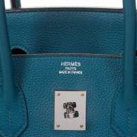 Hermès Birkin Bag 35 Leather in Petrol