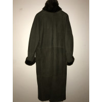 Drome Jacket/Coat Suede in Khaki