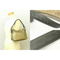 Salvatore Ferragamo Handbag Patent leather in Beige