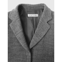 Giorgio Armani Oberteil aus Wolle in Grau