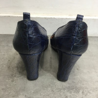 Laurence Dacade Pumps/Peeptoes aus Leder in Blau
