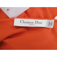 Christian Dior Vestito in Viscosa in Rosso