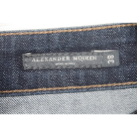 Alexander McQueen Jeans aus Jeansstoff in Blau