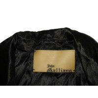 John Galliano Blazer aus Wolle in Schwarz