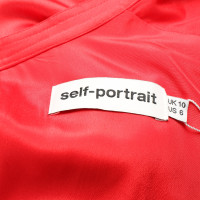 Self Portrait Kleid in Rot