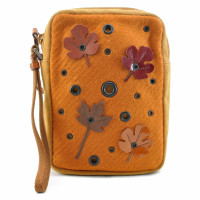 Prada Handbag Suede in Orange