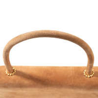 Hermès Handbag Suede in Gold