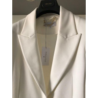Patrizia Pepe Jacket/Coat Viscose in White