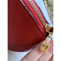Delvaux Handbag Leather in Red