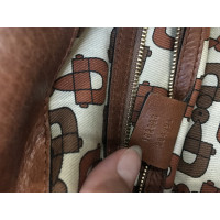 Gucci Indy Bag in Pelle in Marrone