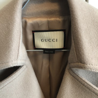 Gucci Jacket/Coat Wool in Beige