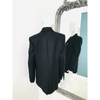 Balenciaga Blazer aus Wolle in Schwarz