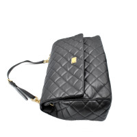 Dolce & Gabbana Reisetasche aus Leder in Schwarz