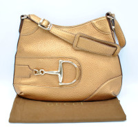 Gucci Handtasche aus Leder in Gold