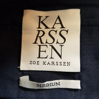 Zoe Karssen Paire de Pantalon en Coton en Bleu