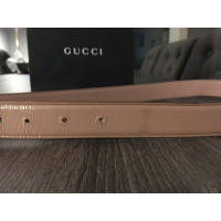 Gucci Belt Leather in Beige