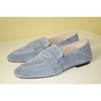 Massimo Dutti Slippers/Ballerinas Leather in Blue