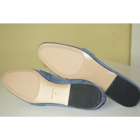 Massimo Dutti Slippers/Ballerinas Leather in Blue
