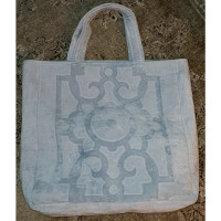 Chanel Shopper aus Baumwolle in Grau